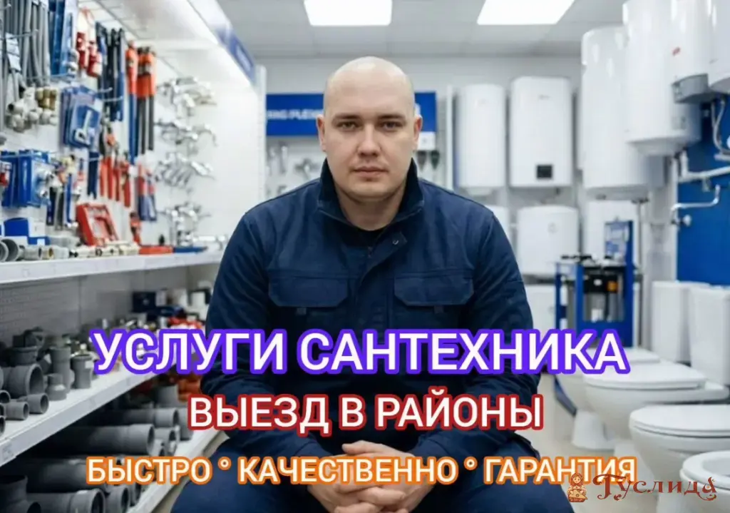 Услуги сантехника, слесарь сантехник