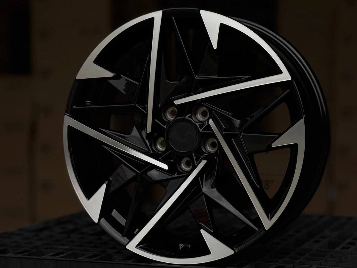 KIA K5 H3540F FlowForming R19 8J ET50 5x114.3 DIA67.1 GLOSS BLACK FACE