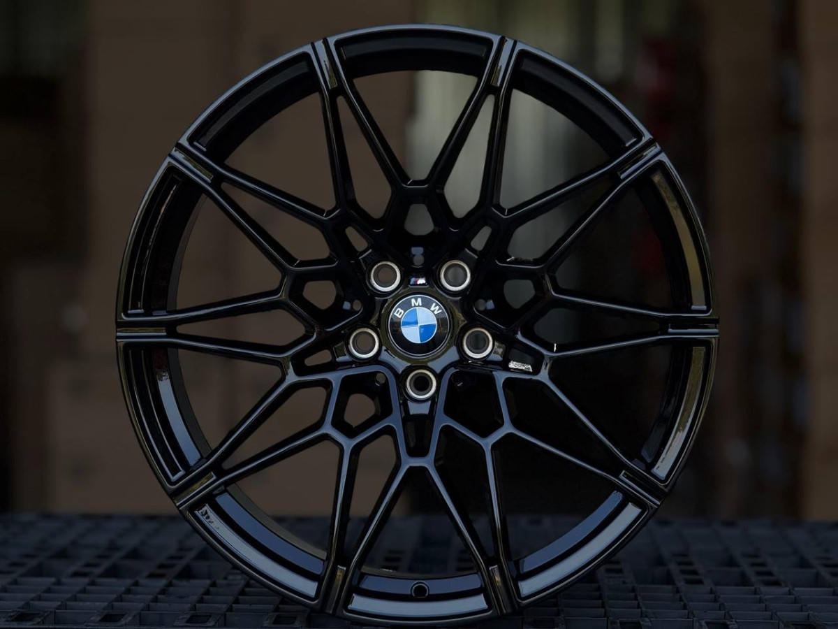 BMW 826M style H3143F FlowForming R20 8.5,...ET30, 35 5x112 DIA66.6 GLOSS BLACK