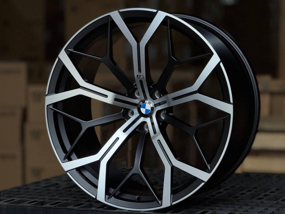 BMW INDIVIDUAL X5/X6/X7 C1452/C1453 R22 11J...12 DIA66.6 MATTE BLACK POLISH FACE