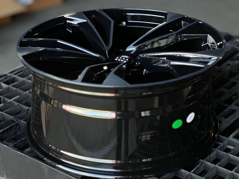 AUDI 5493 R18 8J ET40 5x112 DIA66.6 GLOSS BLACK FACE