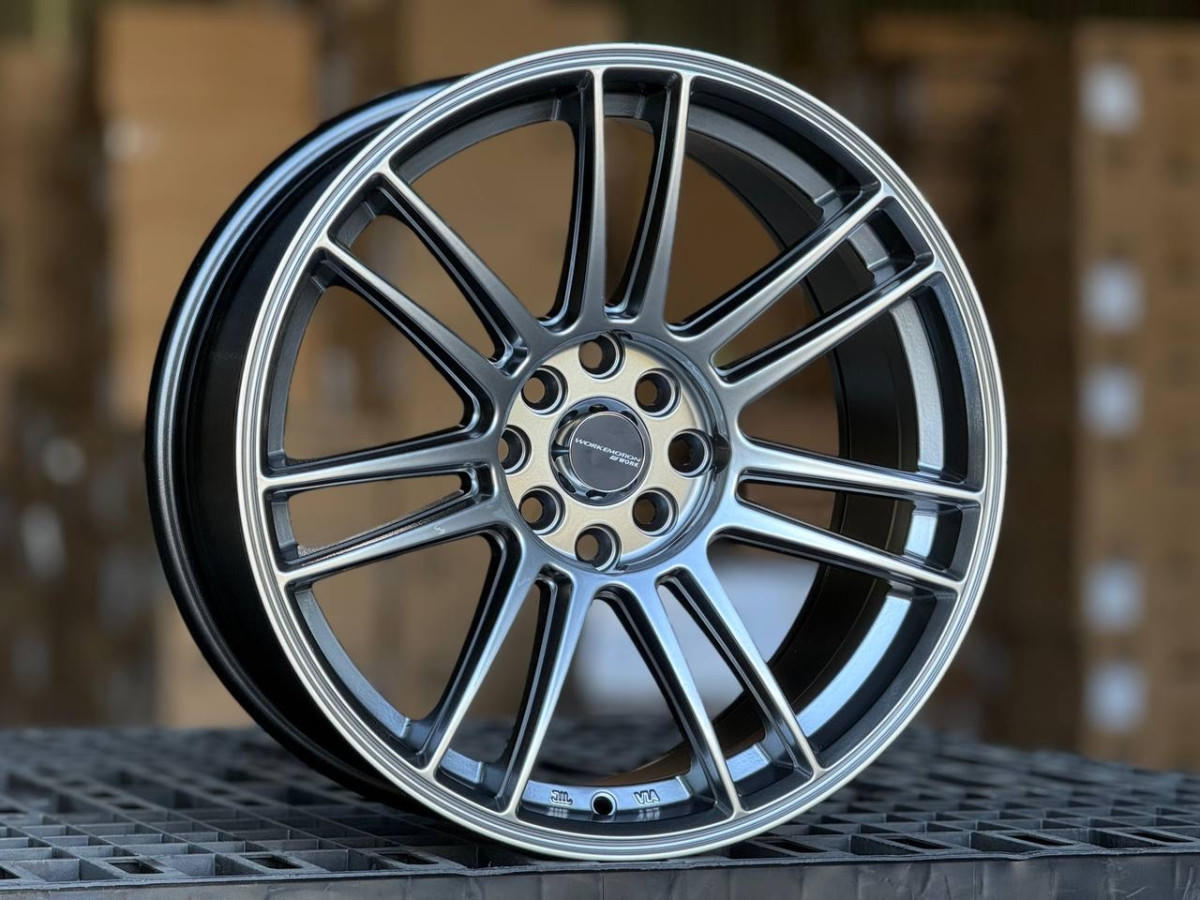 WORK ZR7 MT010 Flow Forming R17 8J ET30 4x100, 4x114.3 DIA73.1 HYPER BLACK