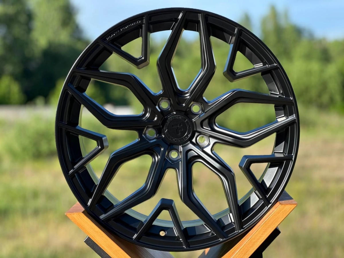 FLOW FORMING TITAN FORGED TF53 F9753 R19 8.5J ET35 5x112 DIA66.6 MATTE BLACK