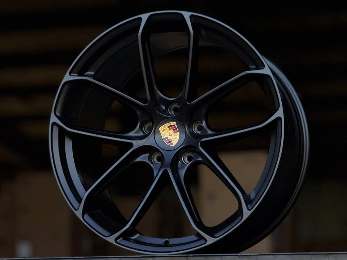 PORSCHE YF5593 FlowForming R21 11J ET50 5x130 DIA71.6 MATTE BLACK