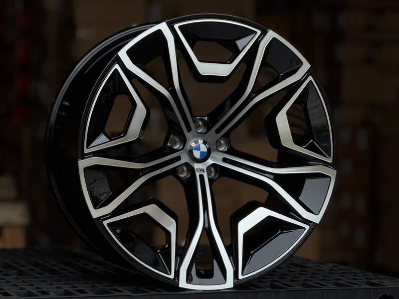 BMW INDIVIDUAL X5/X6/X7 C1432/C1433 R22 11J 5x112 DIA66.6 GLOSS BLACK FACE