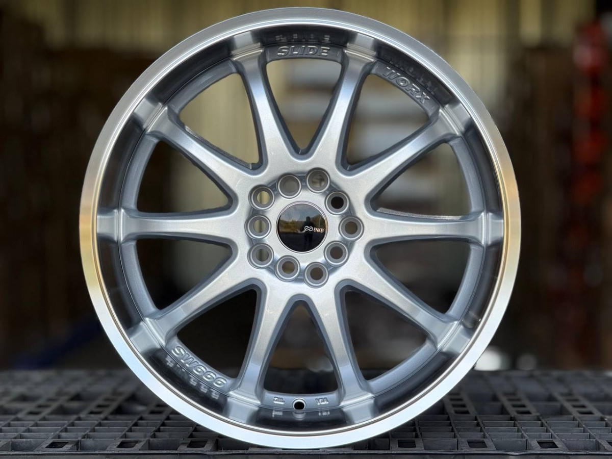 WORK XD9 L409 R18 9J ET20 5x100, 5x114.3 DIA73.1 SILVER FACE