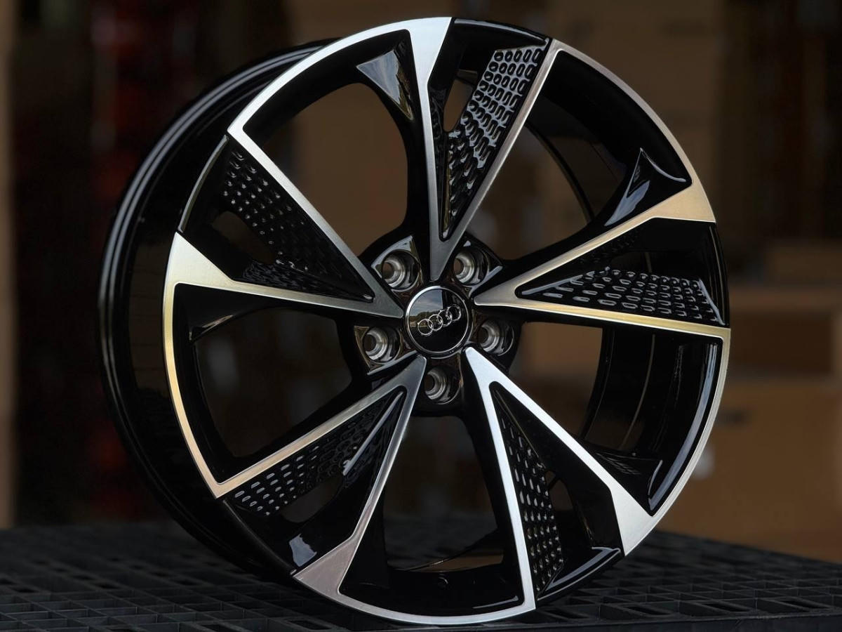 AUDI RS 5456 R19 8.5J ET30 5x112 DIA66.6 GLOSS BLACK FACE