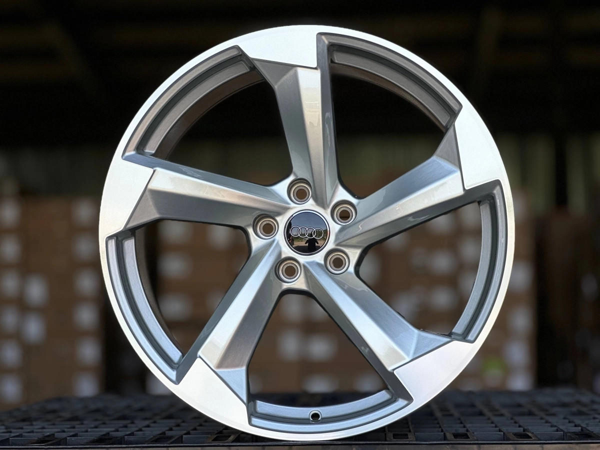 AUDI RS H3388F FlowForming R20 9J ET30 5x112 DIA66.6 SILVER FACE