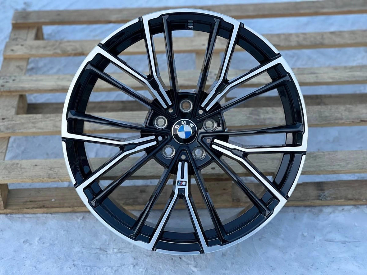 BMW 846M YF5537 FlowForming R20 9.5J ET37 5x112 DIA66.6 GLOSS BLACK FACE