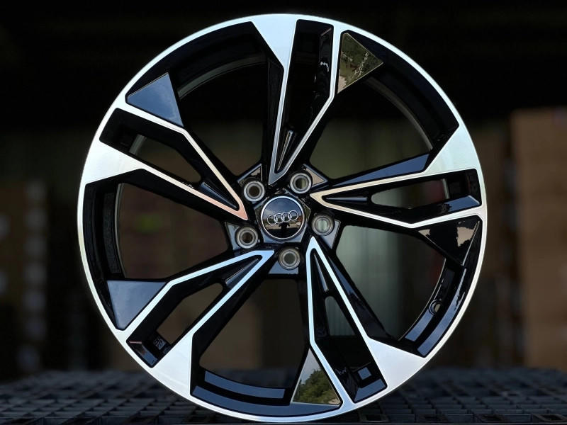 AUDI 5493 R18 8J ET40 5x112 DIA66.6 GLOSS BLACK FACE