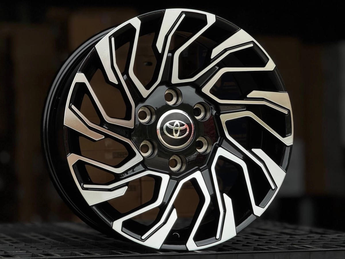 KHANN H964F FLOWFORMING R20 8.5J ET25 6x139.7 DIA106.1 GLOSS BLACK FACE