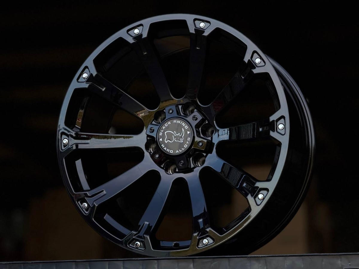 Black Rhino 1122 R20 9J ET12 6x139.7 DIA110.1 GLOSS BLACK