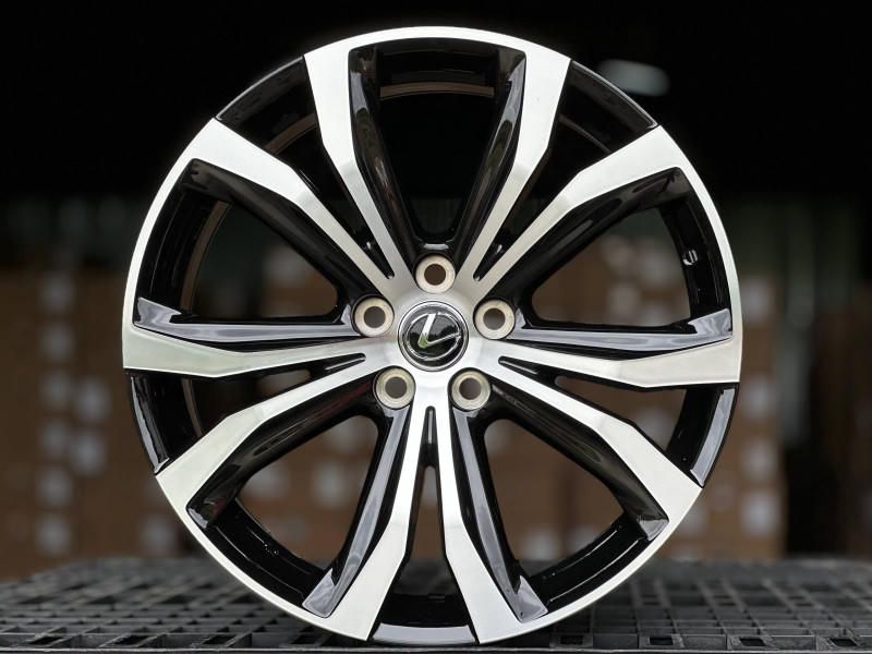 Lexus H3031F FlowForming R20 8J ET30 5x114.3 DIA60.1 GLOSS BLACK FACE