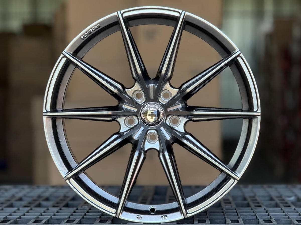 HRE H3408F FlowForming R19 8.5, 9.5J ET35, 38 5x114.3 DIA73.1 HYPER BLACK