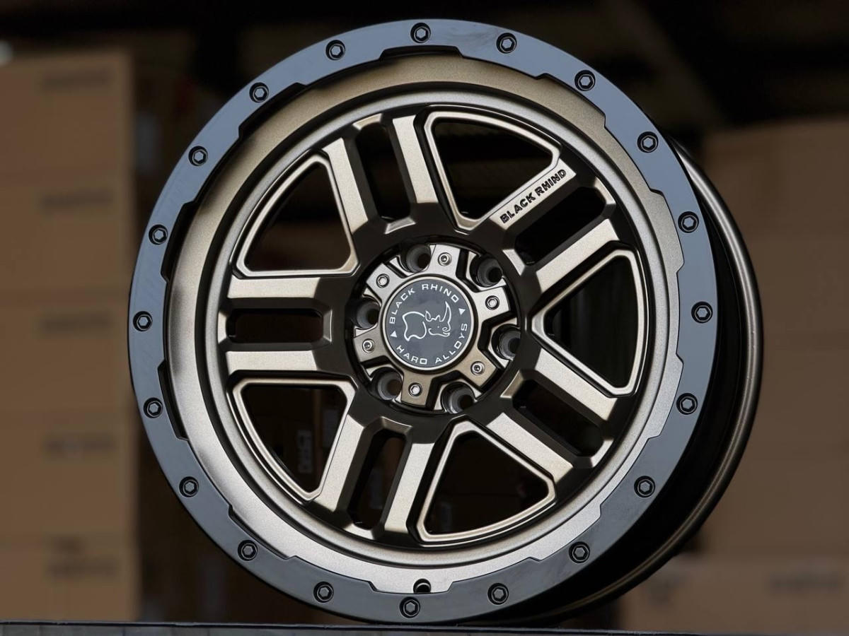 Black Rhino 5409 R20 9J ET15 6x139.7 DIA110.1 MATTE BRONZE BLACK LIP