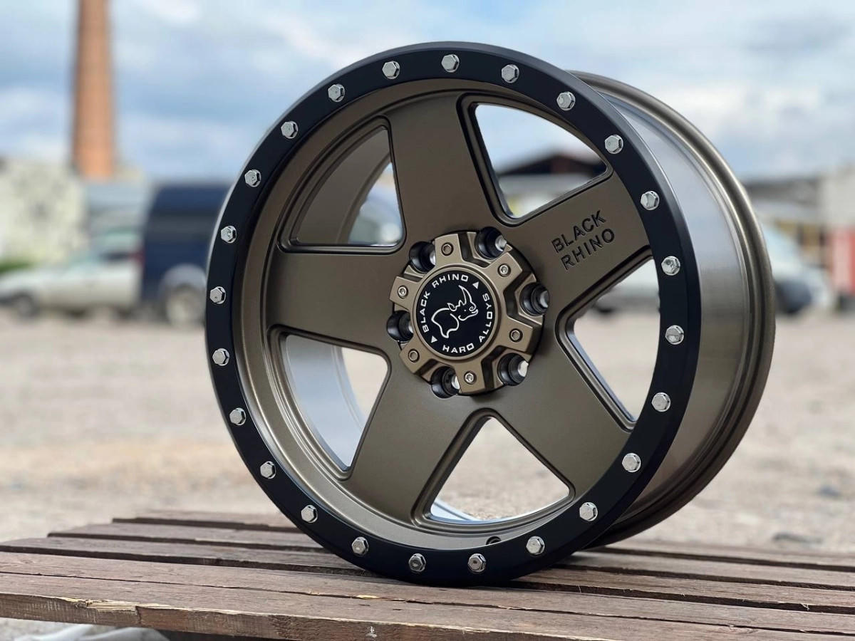 BLACK RHINO 5407 R18 9J ET15 6x139.7 DIA110.1 MATTE BRONZE BLACK LIP