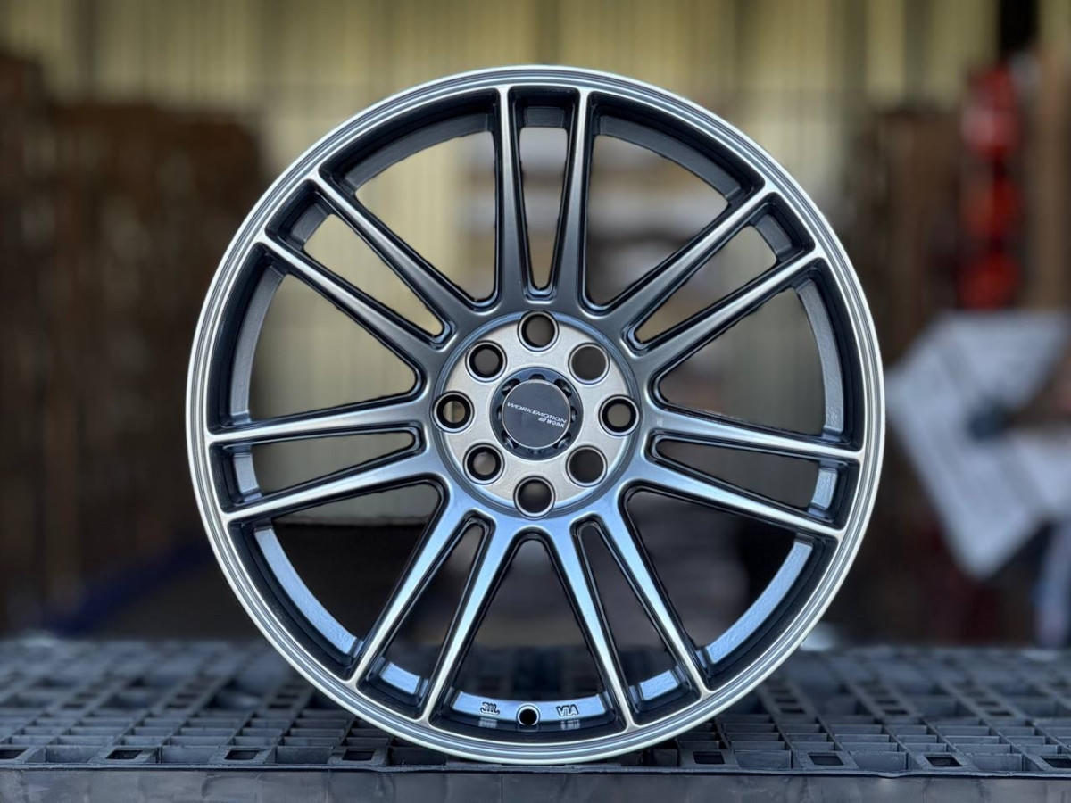 WORK ZR7 MT010 Flow Forming R17 8J ET30 4x100, 4x114.3 DIA73.1 HYPER BLACK