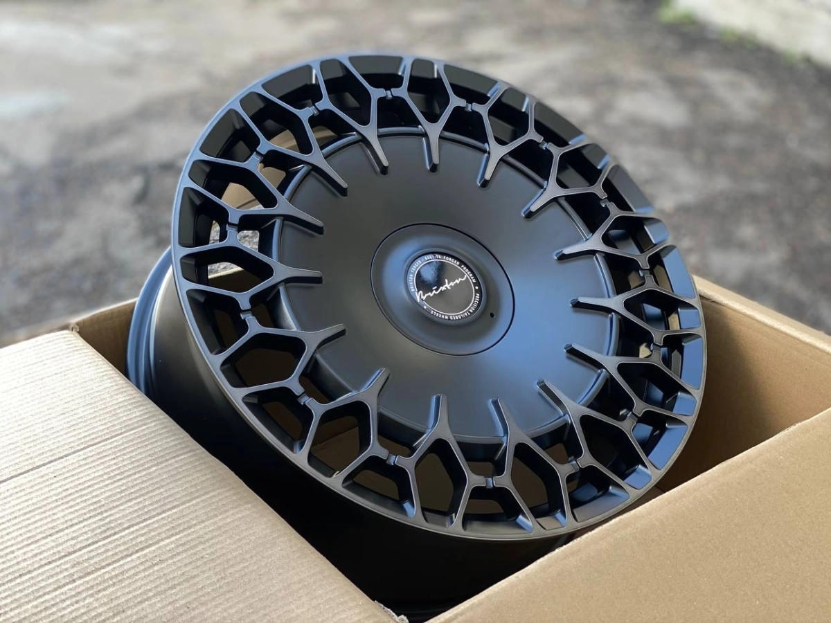 Brixton FA729 FlowForming R20 8.5J ET35 5X108 DIA73.1 Black Face Dark Laquier