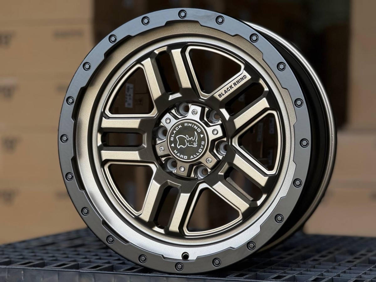 Black Rhino 5409 R20 9J ET15 6x139.7 DIA110.1 MATTE BRONZE BLACK LIP