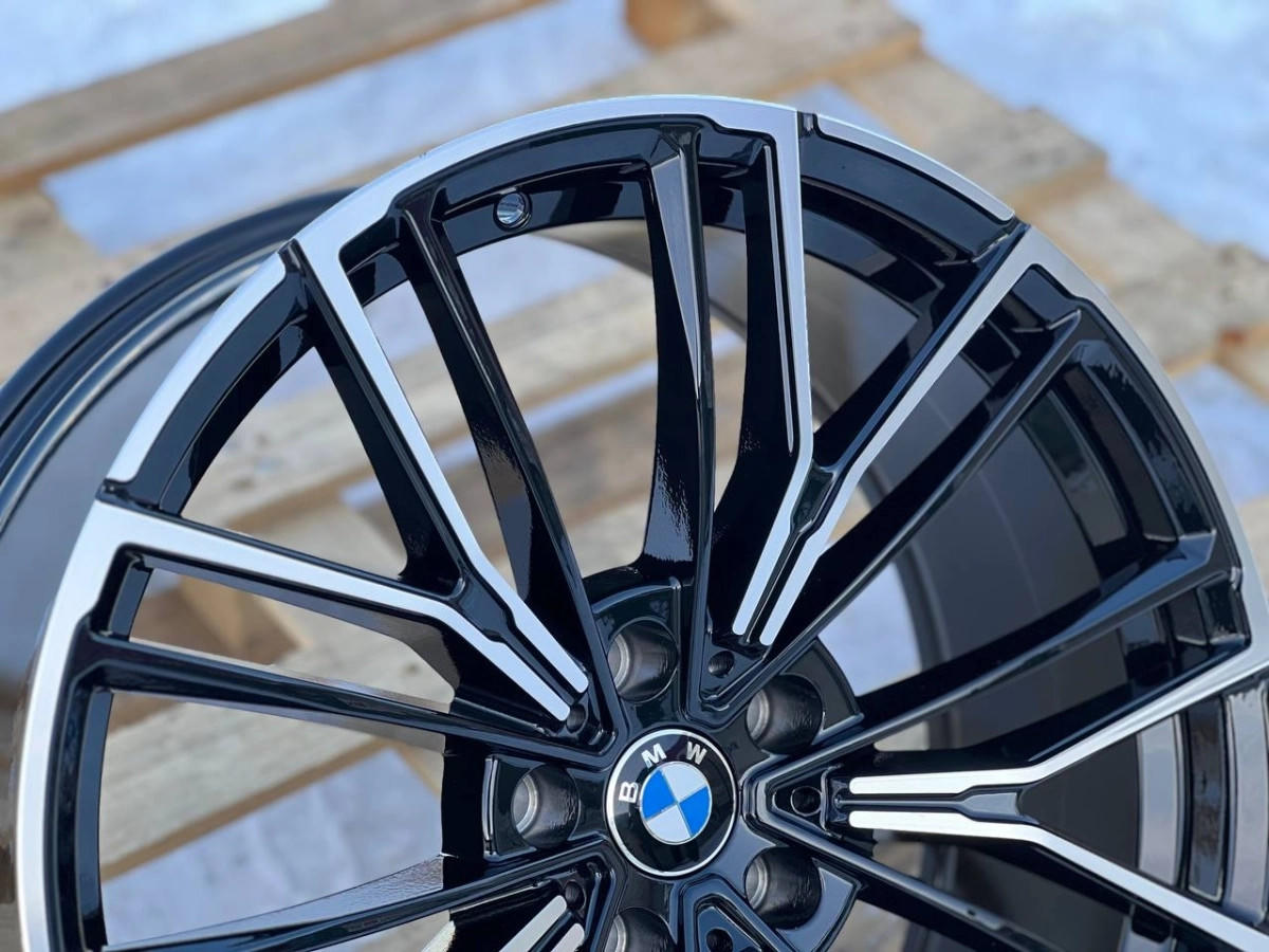 BMW 846M YF5537 FlowForming R20 9.5J ET37 5x112 DIA66.6 GLOSS BLACK FACE