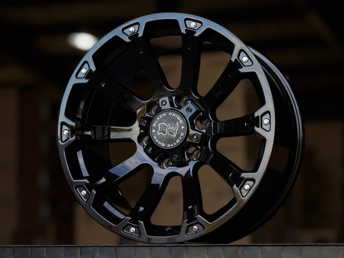 Black Rhino 1122 R18 9J ET12 6x139.7 DIA110.1 GLOSS BLACK