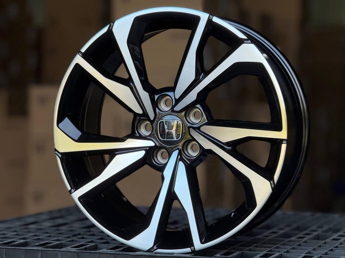 Honda H3244F FlowForming R18 8J ET50 5x114.3 DIA64.1 GLOSS BLACK FACE