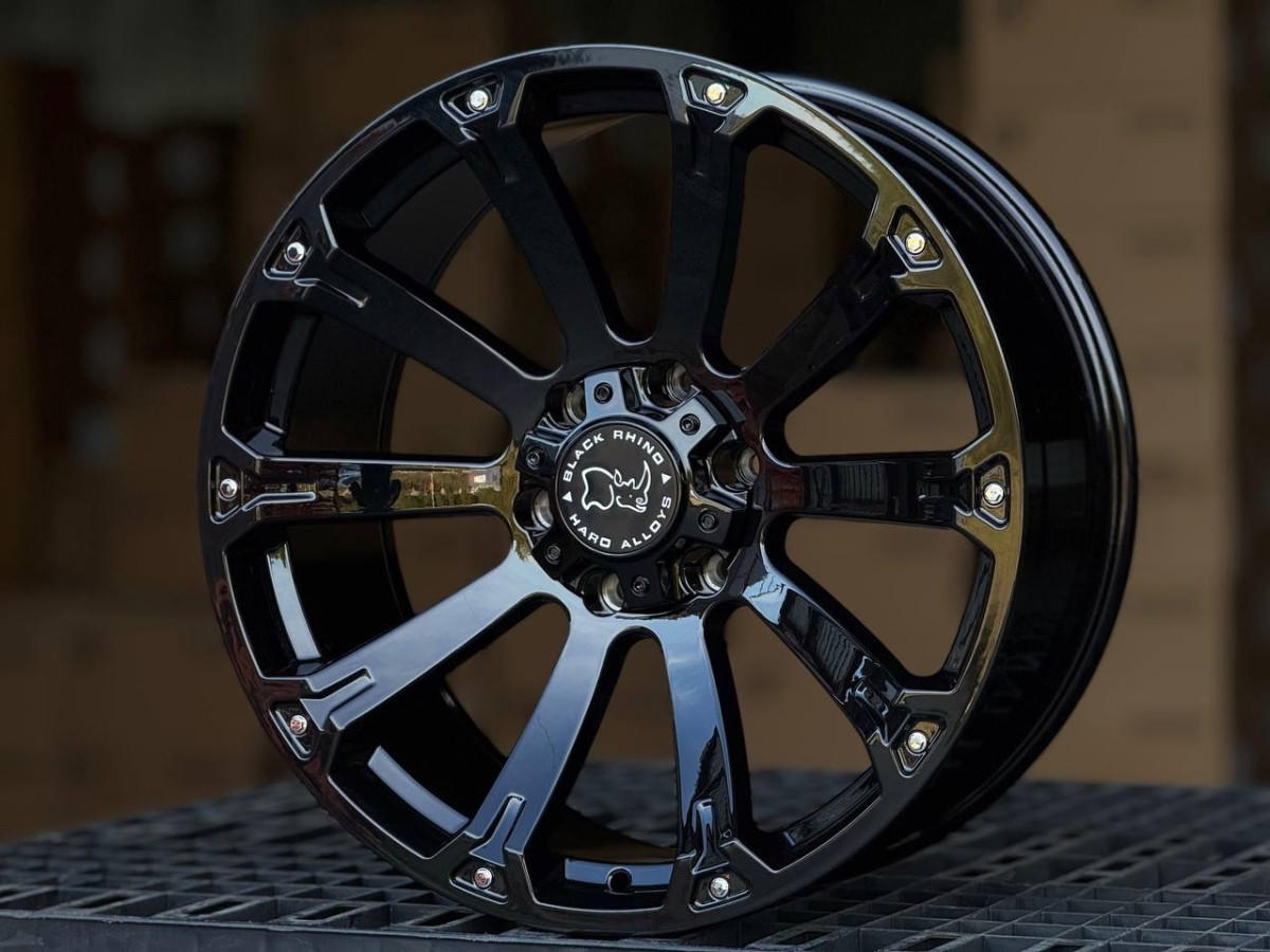 Black Rhino 1122 R20 9J ET12 6x139.7 DIA110.1 GLOSS BLACK