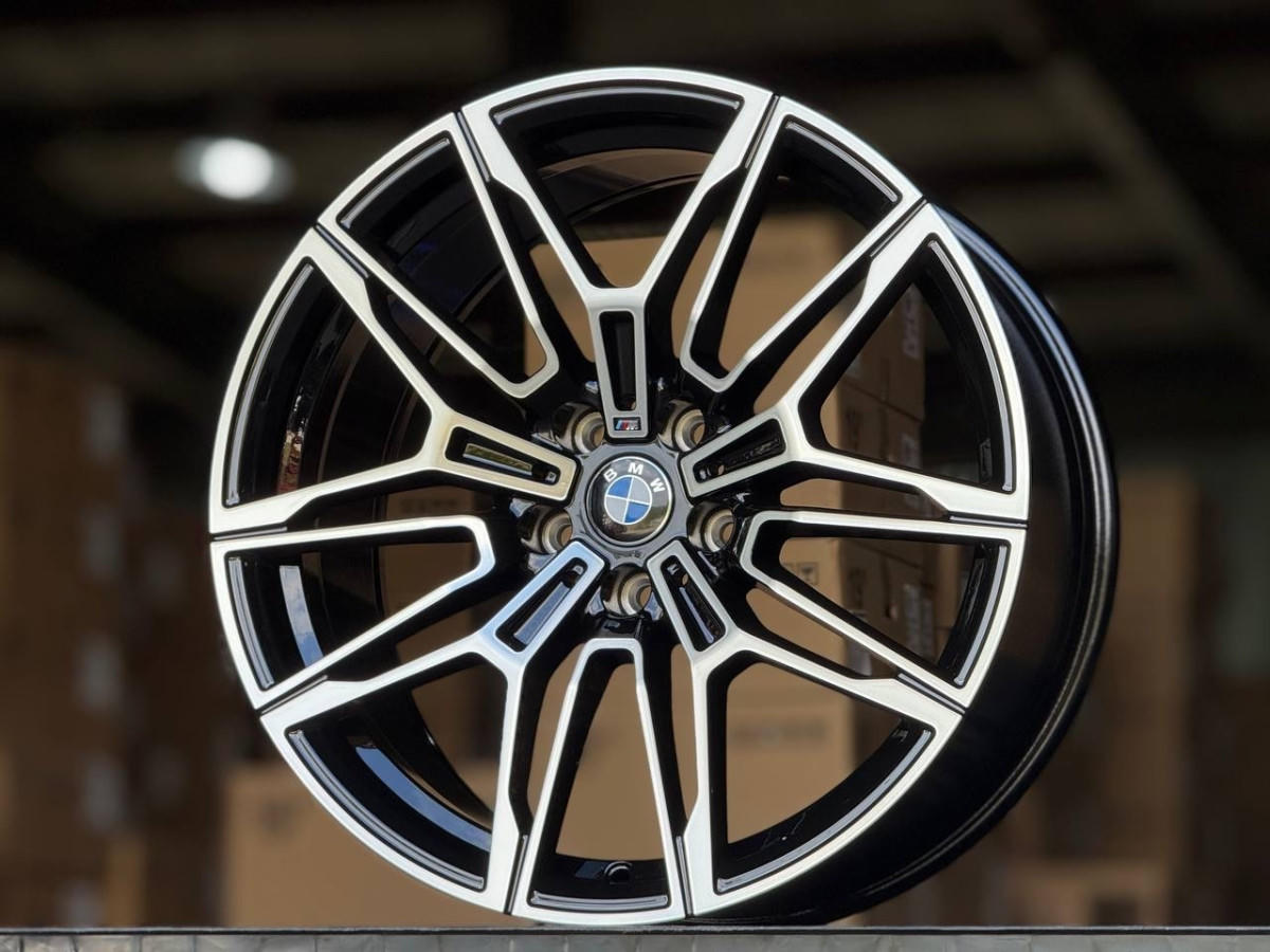 BMW H3079F FlowForming R19 8, 9J ET25, 35 5x112 DIA66.6 GLOSS BLACK FACE