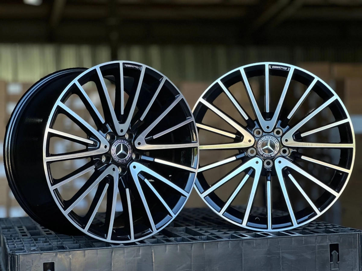 MERCEDES AMG H3064F FlowForming R18 8, 9J E...42 5x112 DIA66.6 GLOSS BLACK FACE