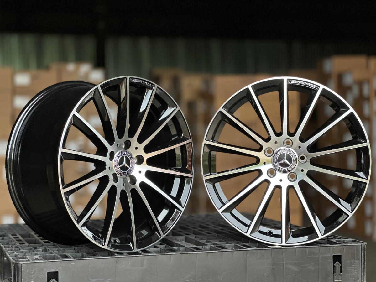 Mercedes AMG H3061F FlowForming R19 9.5J ET36 5x112 DIA66.5 GLOSS BLACK FACE
