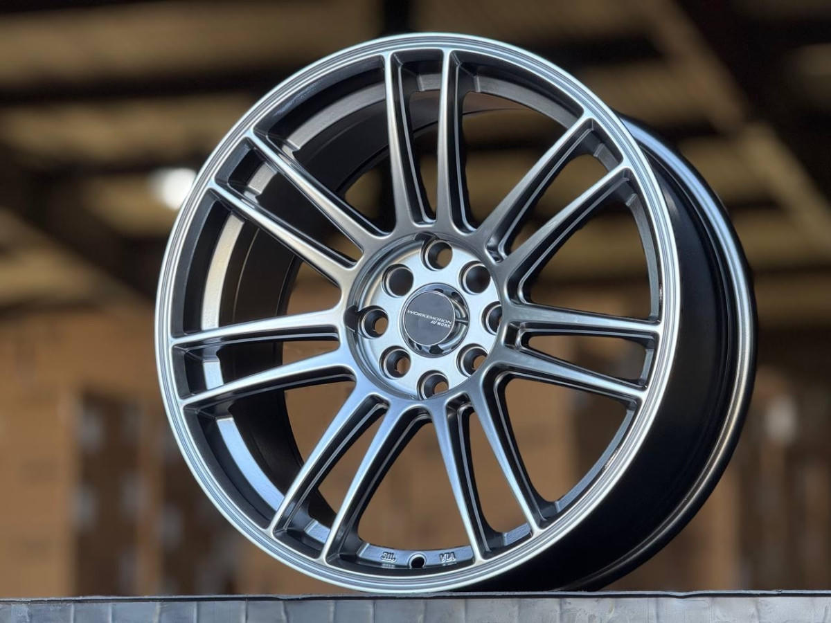 WORK ZR7 MT010 Flow Forming R17 8J ET30 4x100, 4x114.3 DIA73.1 HYPER BLACK