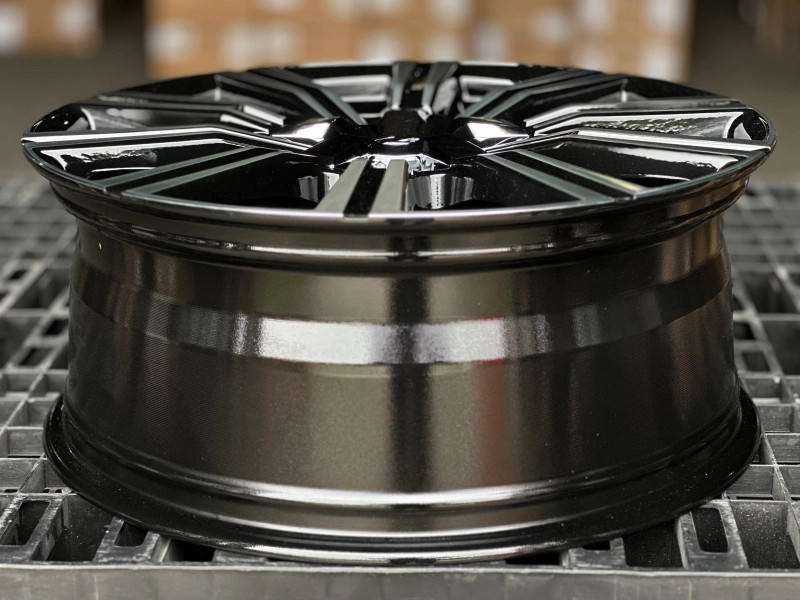 LEXUS LX570 H937F FlowForming R21 8.5J ET45 5x150 DIA110.1 GLOSS BLACK FACE