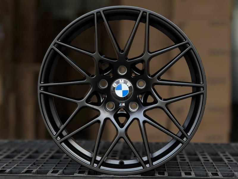 BMW 666M style 0173 R18 8J ET30 5x120 DIA72.6 MATTE BLACK