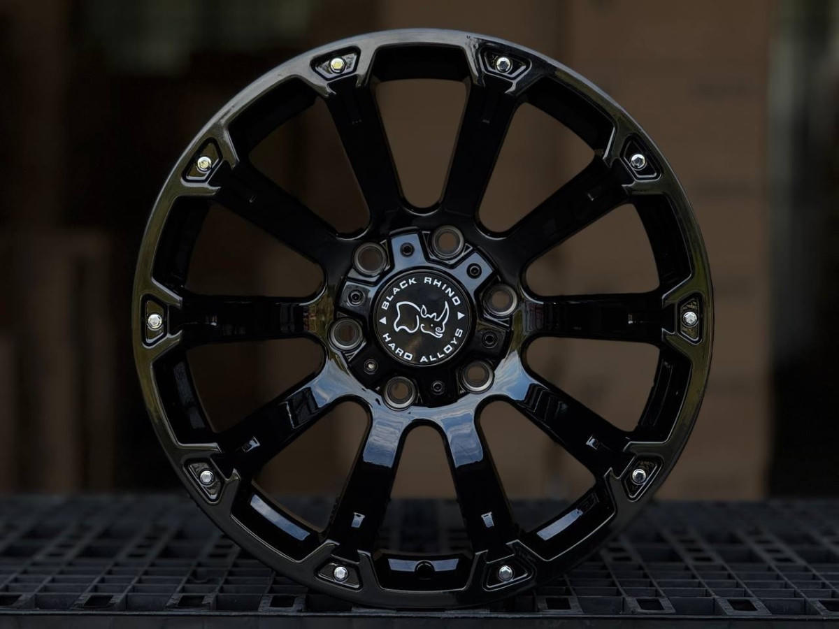 Black Rhino 1122 R18 9J ET12 6x139.7 DIA110.1 GLOSS BLACK
