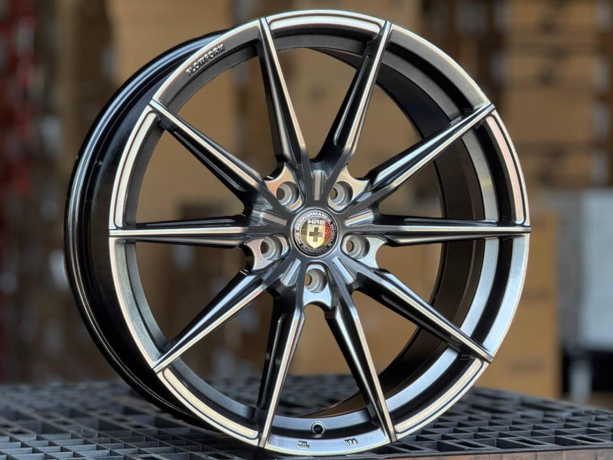 HRE H3408F FlowForming R19 8.5, 9.5J ET35, 38 5x114.3 DIA73.1 HYPER BLACK