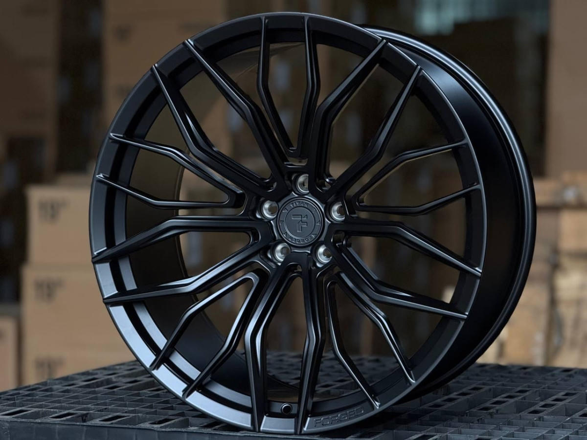 TITAN FORGED BMW X5/X6/X7 GLE GLS YC9497 R21 10, 11J 5x112 DIA66.6 MATTE BLACK
