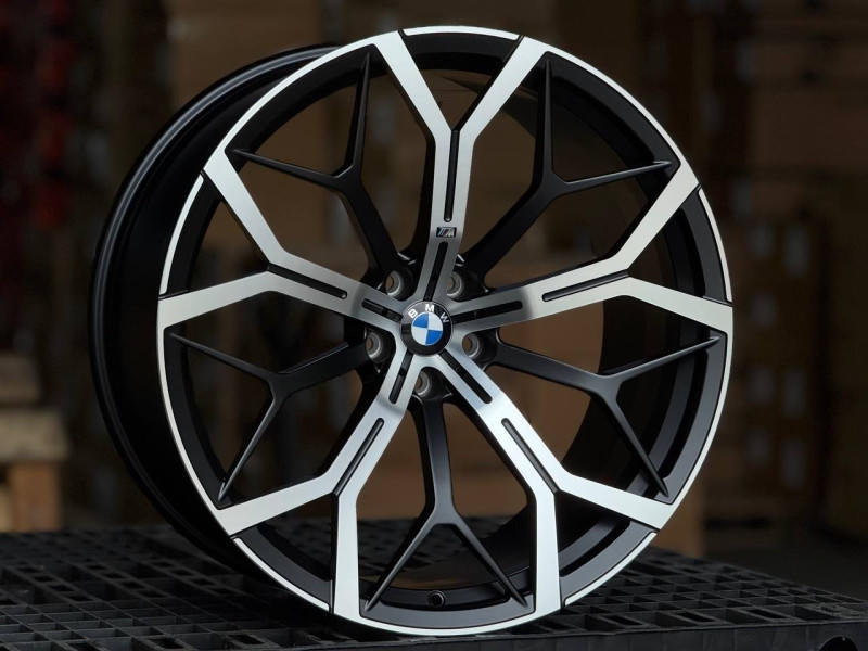 BMW INDIVIDUAL X5/X6/X7 C1452/C1453 R22 11J...12 DIA66.6 MATTE BLACK POLISH FACE