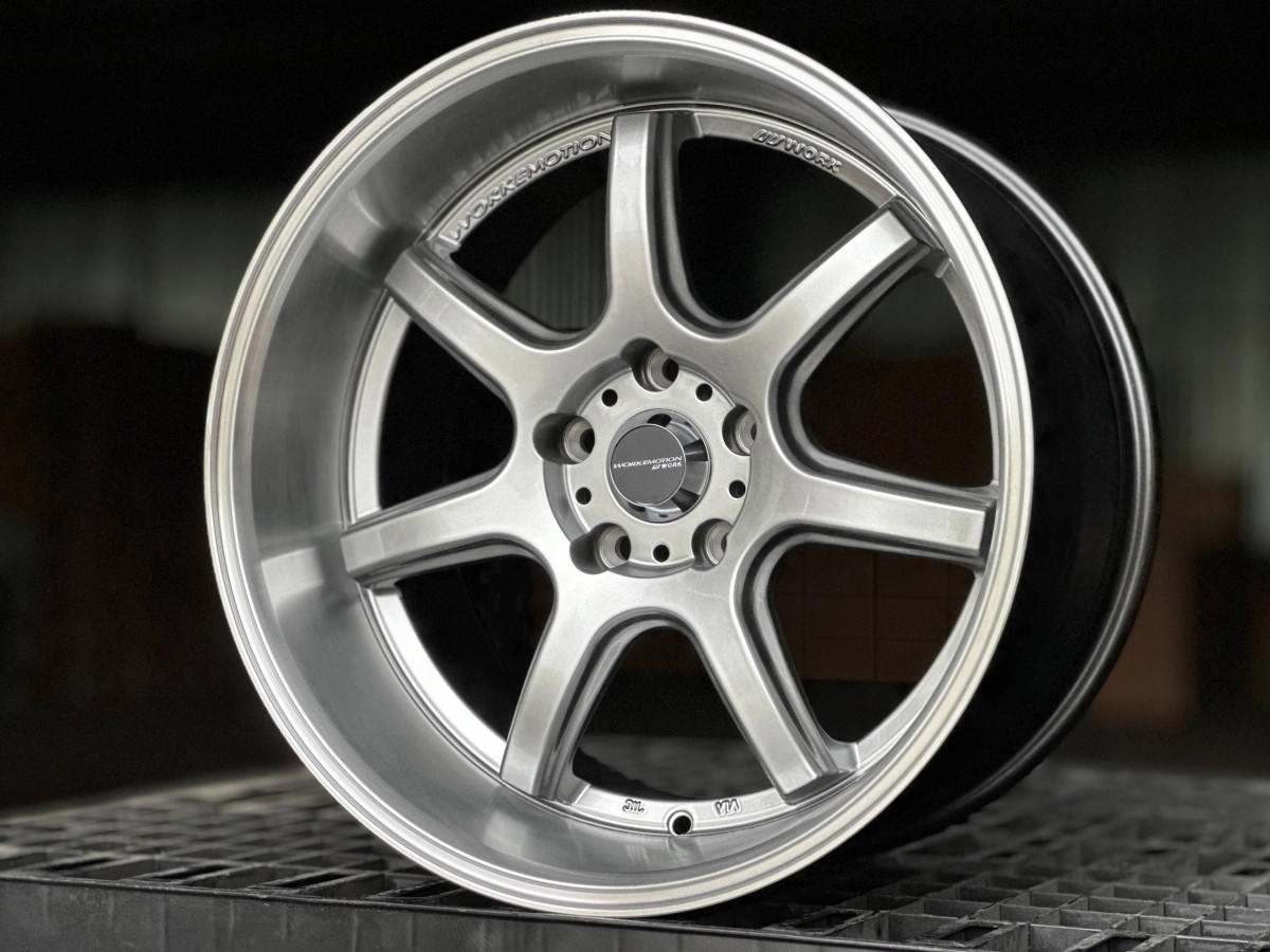 WORK T7R2P ZS022 разноширокие R18 10.5J ET18 5x114.3 DIA73.1 HYPER BLACK