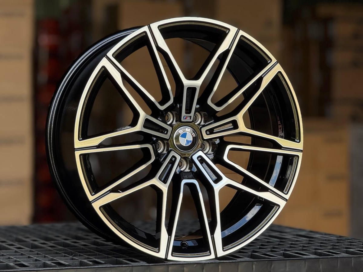 BMW H3079F FlowForming R19 8, 9J ET25, 35 5x112 DIA66.6 GLOSS BLACK FACE