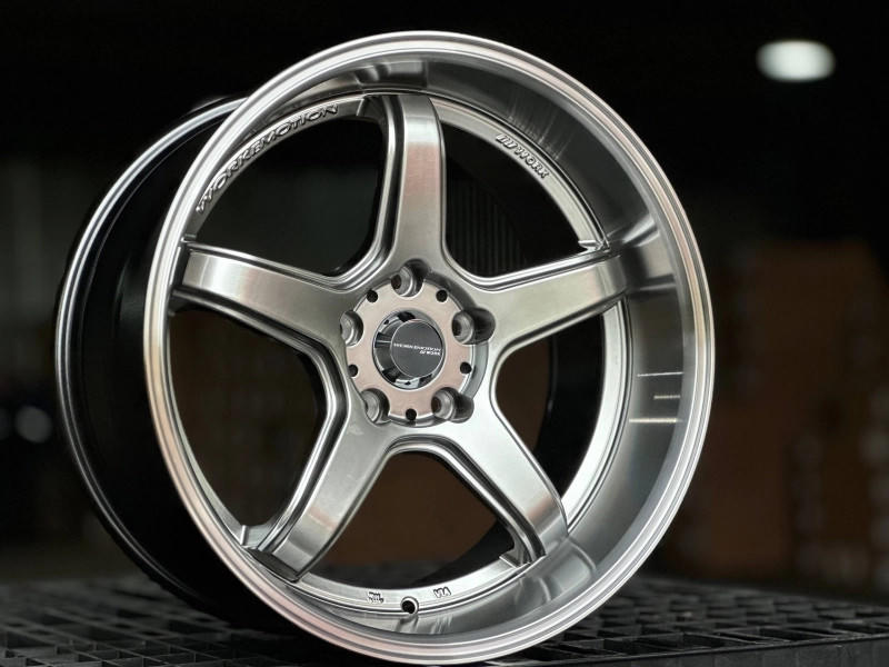WORK T5R2P ZS014 R18 9.5J ET22 5x114.3 DIA73.1 HYPER BLACK