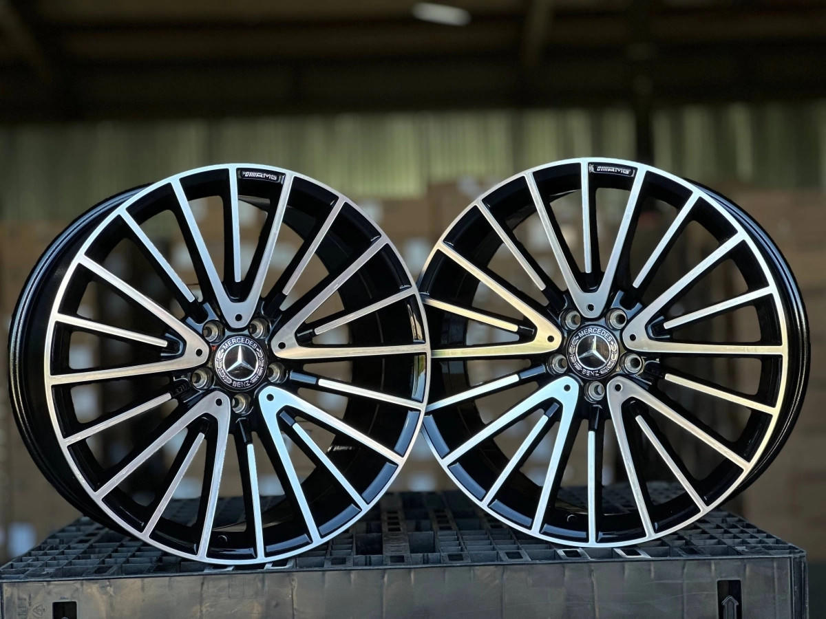 MERCEDES AMG H3064F FlowForming R18 8, 9J E...42 5x112 DIA66.6 GLOSS BLACK FACE