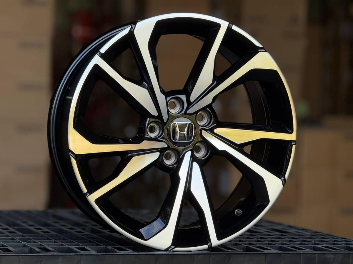Honda H3244F FlowForming R18 8J ET50 5x114.3 DIA64.1 GLOSS BLACK FACE