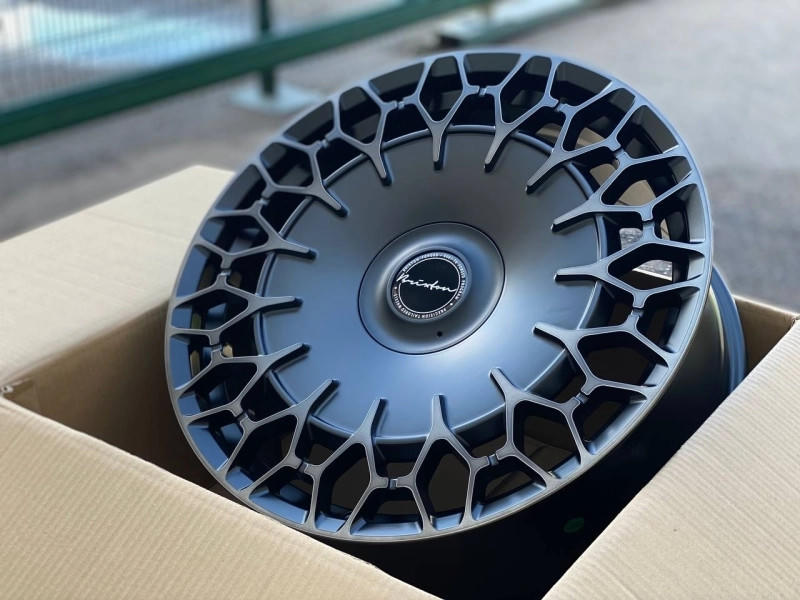Brixton FA729 FlowForming R20 8.5J ET35 5X108 DIA73.1 Black Face Dark Laquier