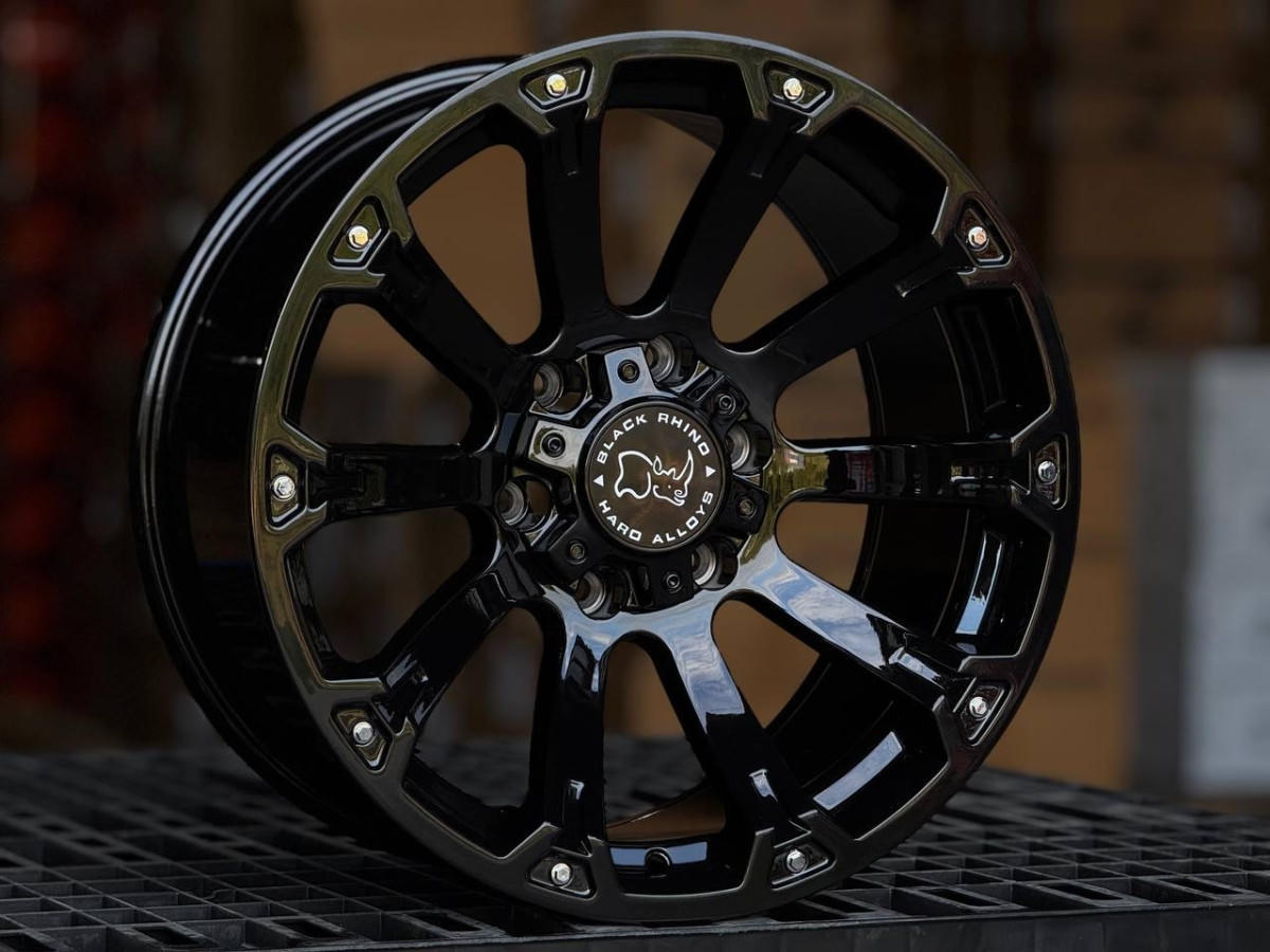 Black Rhino 1122 R18 9J ET12 6x139.7 DIA110.1 GLOSS BLACK