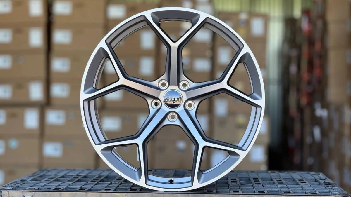 FORGED AUDI YC7906 R20 9J ET30 5x112 DIA66.6 MATTE GUNMETAL