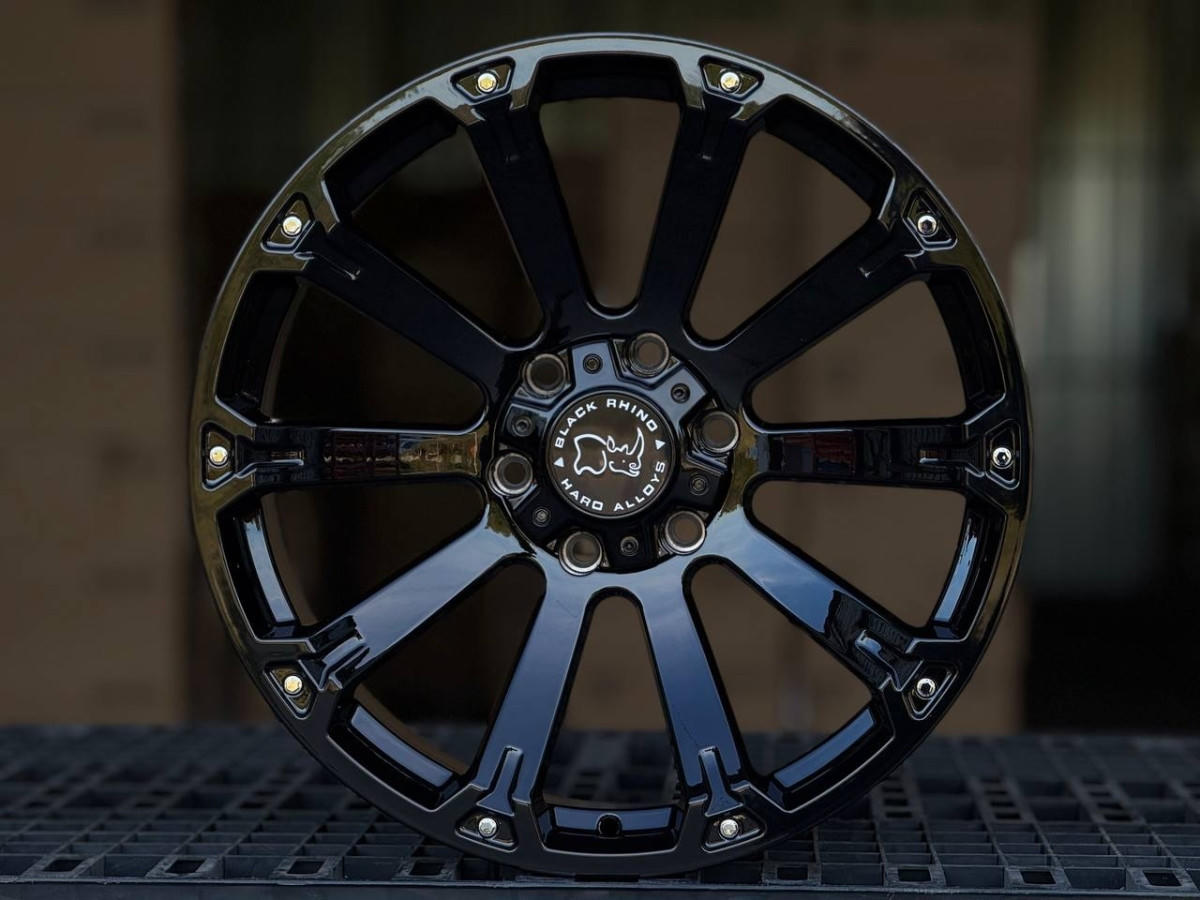 Black Rhino 1122 R20 9J ET12 6x139.7 DIA110.1 GLOSS BLACK