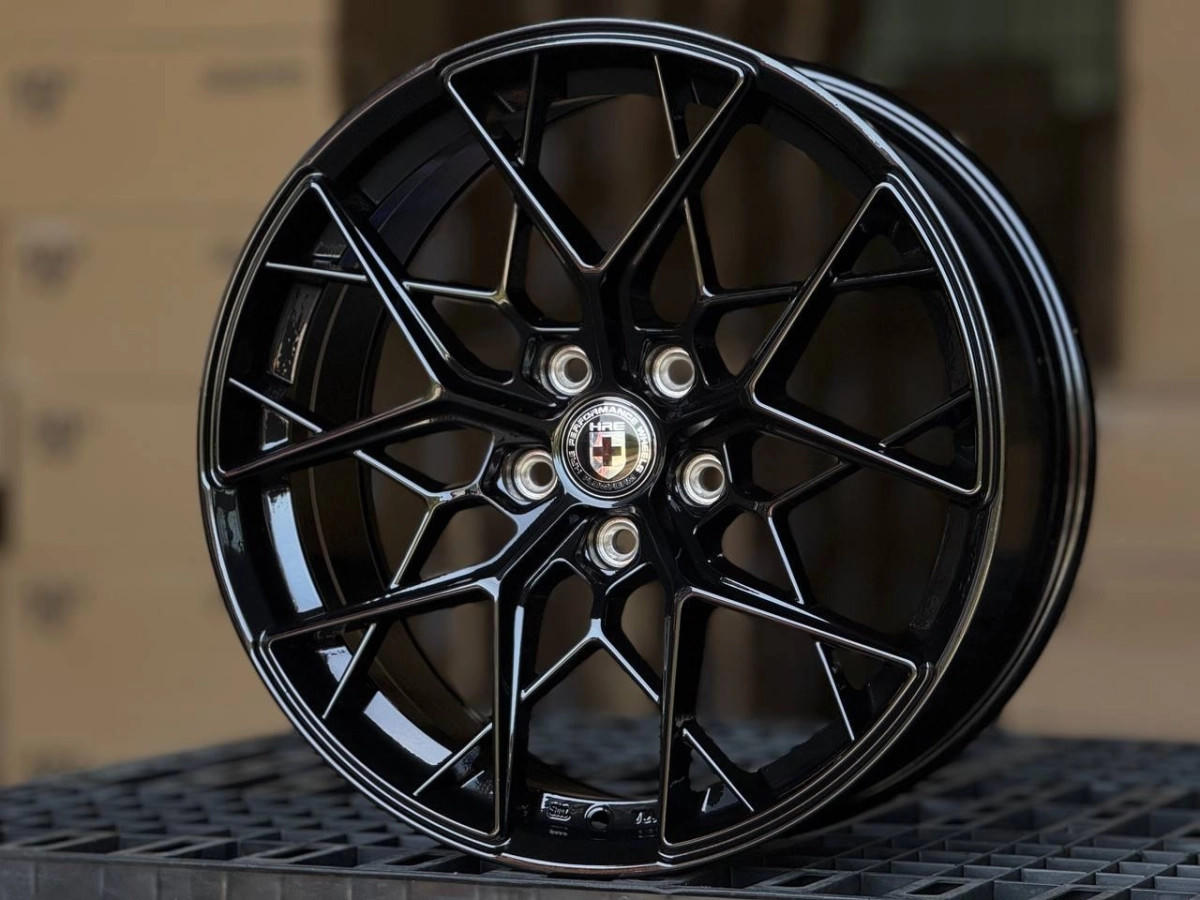 HRE FF10 H754F FlowForming R17 7.5J ET35 5x112 DIA66.6 GLOSS BLACK