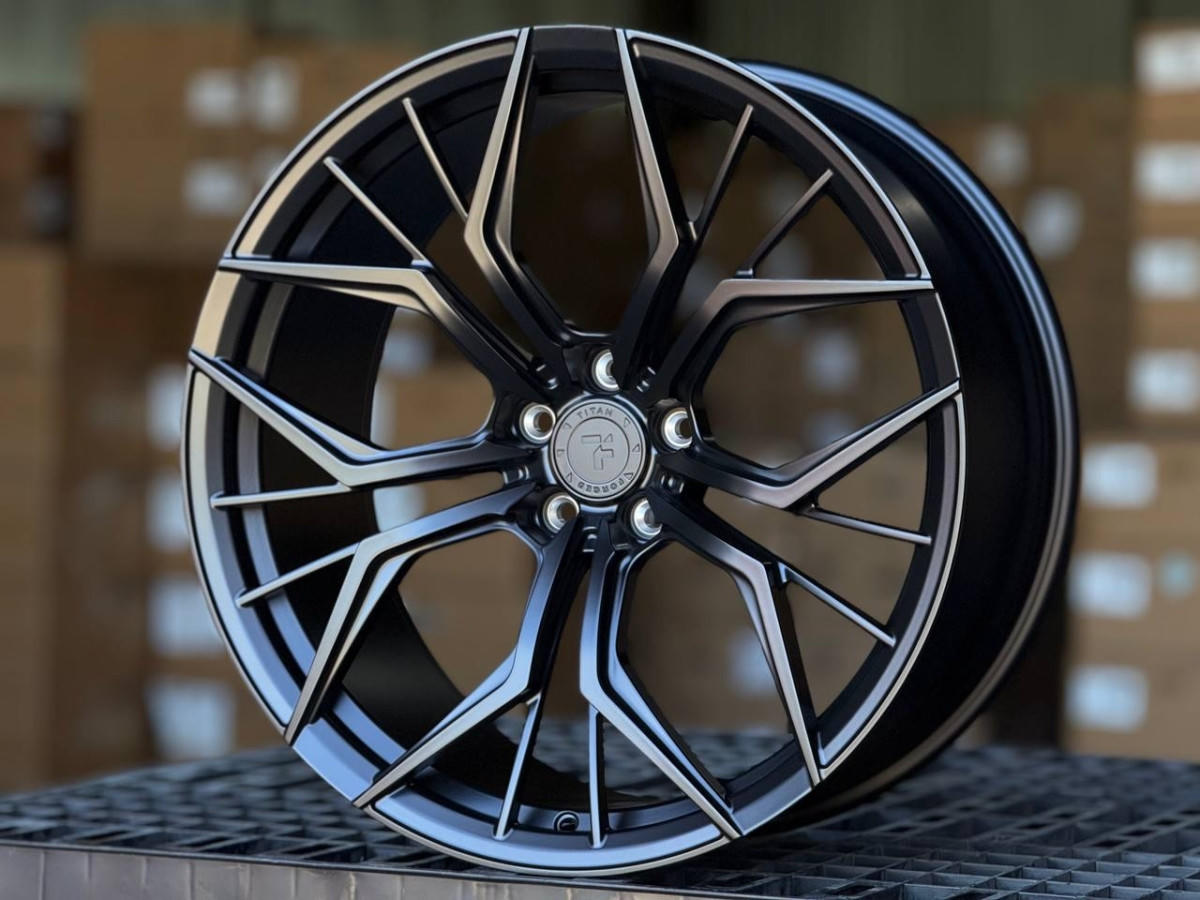 TITAN FORGED BMW NEW 7/X3/X4 YC9662B R21 10J ET30 5x112 DIA66.6 SATIN BLACK