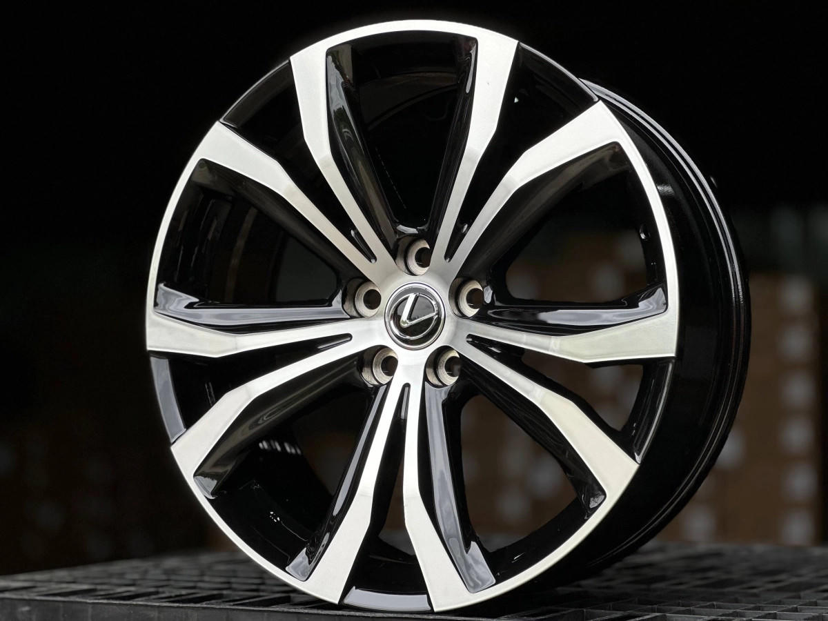 Lexus H3031F FlowForming R20 8J ET30 5x114.3 DIA60.1 GLOSS BLACK FACE