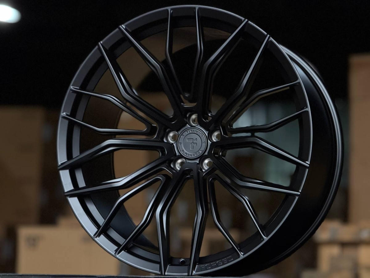 TITAN FORGED BMW X5/X6/X7 GLE GLS YC9497 R21 10, 11J 5x112 DIA66.6 MATTE BLACK
